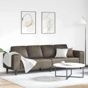 Nowoczesna sofa do salonu w kolorze ciemnoszarym z poduszkami relaksacyjnymi
