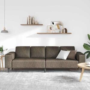 Nowoczesna sofa do salonu w kolorze ciemnoszarym z poduszkami relaksacyjnymi
