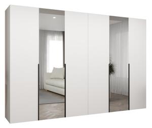 Szafa uchylna otwierana Alicante 2 300 wys. 202 cm biaÅy + u. czarny