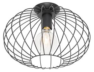 Industrialna lampa sufitowa czarna - Margarita
