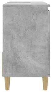 Szafka łazienkowa, szarość betonu, 65x33x60 cm