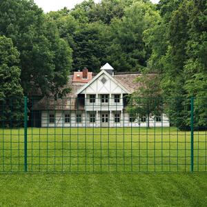 Euro ogrodzenie, stalowe, 20 x 1 m, zielone