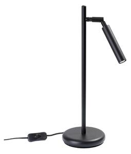 Czarna lampa stołowa (wysokość 43 cm) Fideus – Sollux
