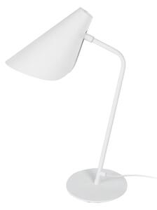 Biała lampa stołowa SULION Lisboa, wys. 45 cm