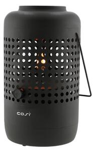 Czarna lampa gazowa Cosi Drop, wys. 37 cm