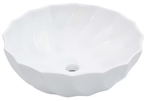 Umywalka, 46 x 17 cm, ceramiczna, biała