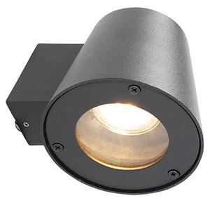 Nowoczesna lampa ścienna zewnętrzna czarna IP44 - Skittle