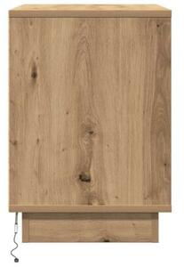 Szafka nocna 2 szt. dÄ b rzemieÅlniczy 50 x 34,5 x 50 cm
