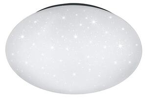 Biała lampa sufitowa LED Reality Putz, średnica 40 cm