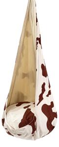 Hanging chair for children XXL, cow pattern – Cocoon, hanging swing and seat for children