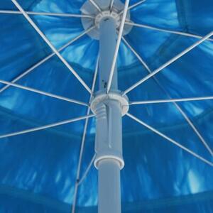 Parasol plażowy w hawajskim stylu, niebieski, 300 cm