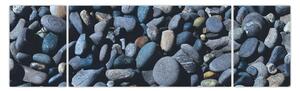Obraz kamyków z plaży (170x50 cm)