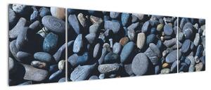 Obraz kamyków z plaży (170x50 cm)
