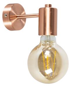 Inteligentna lampa ścienna w stylu art deco miedziana w komplecie z żarówką WiFi G95 - Facil