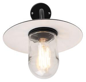 Inteligentna lampa ścienna zewnętrzna czarna IP44 w tym WiFi A60 - Munich
