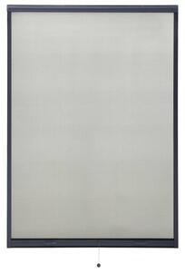 Rolowana moskitiera okienna, antracytowa, 110x170 cm