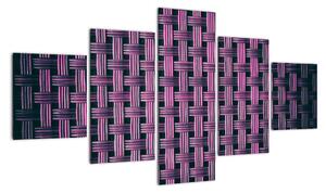 Obraz fioletowej tekstury (125x70 cm)