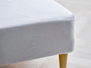 Białe prześcieradło z bawełny organicznej z gumką 180x200 cm Calm – Södahl