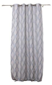 Żółto-niebieska zasłona 140x245 cm Arcade – Mendola Fabrics