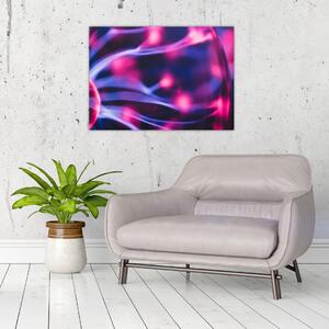 Abstrakcyjny fioletowy obraz (70x50 cm)