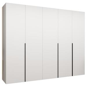 Szafa uchylna otwierana Alicante 1 250 wys. 202 cm biaÅy + u. czarny