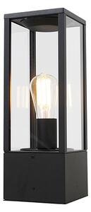 Industrialna lampa stojąca czarna 40 cm IP44 - Charlois