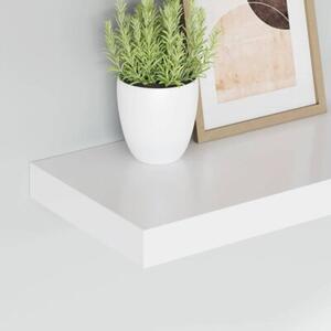 Półki ścienne, 4 szt., białe, 40x23x3,8 cm, mdf