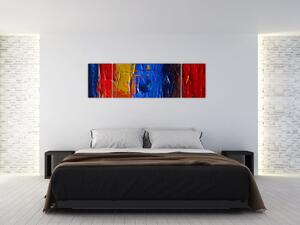 Obraz malarskich kolorów (170x50 cm)