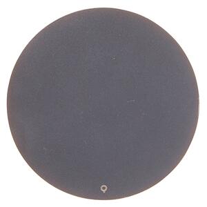 Designerska lampa ścienna szara 16,5 cm z LED - Skyf