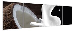 Obraz - mleko kokosowe (170x50 cm)