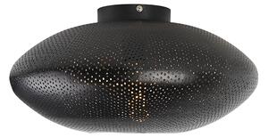 Orientalna lampa sufitowa czarna i złota 40 cm - Radiance
