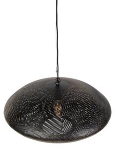 Orientalna lampa wisząca czarna ze złotem 60 cm - Radiance