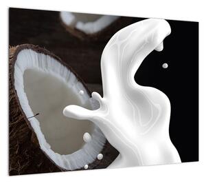 Obraz - mleko kokosowe (70x50 cm)