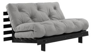Szara rozkładana sofa 140 cm Roots Black Night – Karup Design