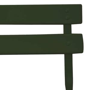 Składane krzesło ogrodowe 2 szt. zielony 42 x 46 x 82 cm metal