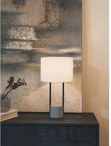 Lampa stołowa z betonową podstawą Pipero