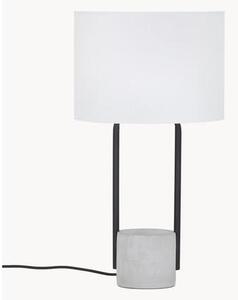 Lampa stołowa z betonową podstawą Pipero