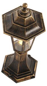 Lampa zewnętrzna antyczne złoto 42 cm IP44 - New Haven