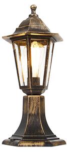 Lampa zewnętrzna antyczne złoto 42 cm IP44 - New Haven