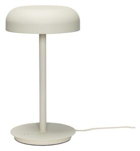Kremowa lampa stołowa LED ze ściemniaczem (wysokość 37 cm) Velo – Hübsch