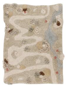 Beżowy bawełniany dziecięcy dywan do zabawy 120x160 cm Path of Nature – Lorena Canals