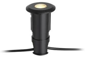 Czarna wbijana lampa Markslöjd Garden 24 Decklight, ø 60 mm
