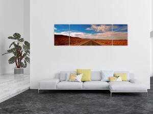 Obraz długiej drogi (170x50 cm)