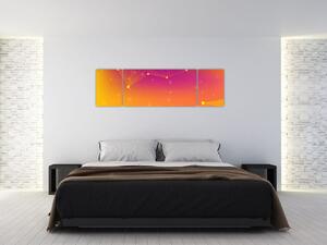 Kolorowy abstrakcyjny obraz (170x50 cm)