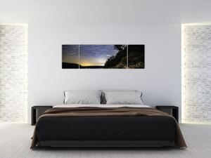 Obraz - niebo podczas zachodu słońca (170x50 cm)