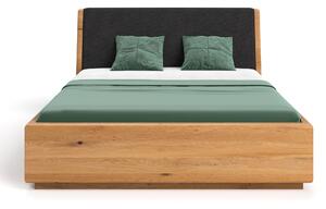 Łóżko drewniane Aura z pojemnikiem Olcha 140x200 cm