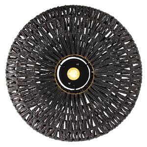 Lampa sufitowa w stylu retro czarna 50 cm - Lina