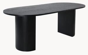 Owalny stół do jadalni z drewna Bianca, 200 x 90 cm