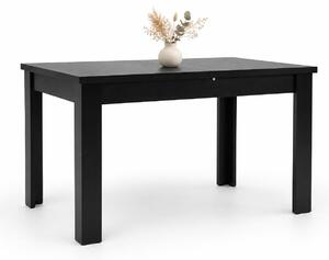 Stół rozkładany INSPIRO C-2, wymiary 120–160 × 80 cm, kolor czarny