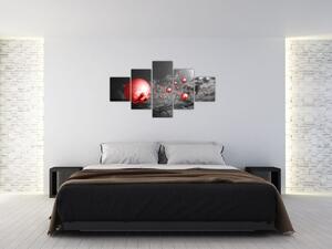 Obraz czerwonych kul (125x70 cm)
